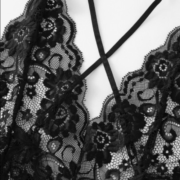 Teddy Black Lace Teddy Size M NWT - Picture 4 of 5